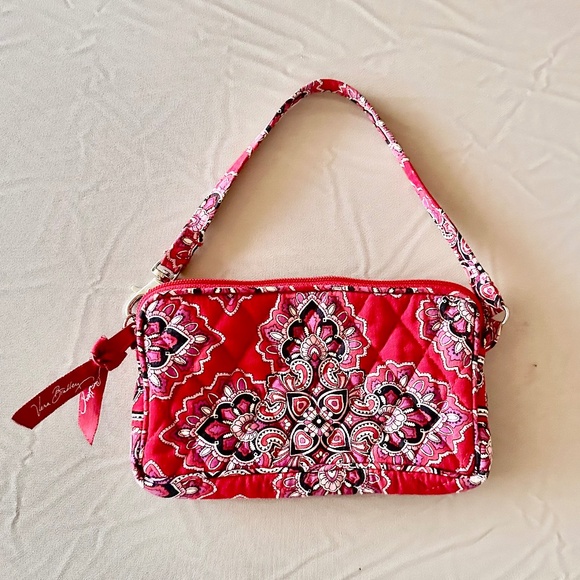 Vera Bradley "Frankly Scarlet" Cellphone Wristlet - Picture 5 of 8
